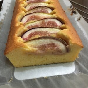 しっとり♡いちじくのパウンドケーキ